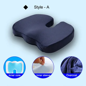 Memory Foam Gel Seat Cushion Non-Slip Back Pain Sciatica Relief Chair Cushions for Home Office Car LXY9
Memory Foam Gel Seat Cushion Non-Slip Back Pain Sciatica Relief Chair Cushions for Home Office Car LXY9