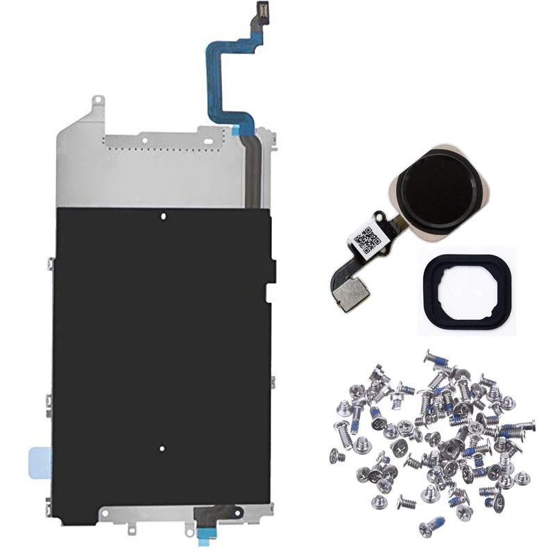 for iPhone 6 6 Plus LCD Back Plate with Home Button Connection Flex Cable + home button key with Rubber Ring + full set screws
for iPhone 6 6 Plus LCD Back Plate with Home Button Connection Flex Cable + home button key with Rubber Ring + full set screws