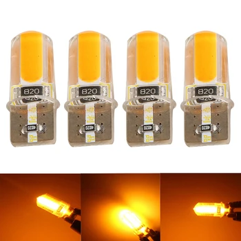 JXLCLYL 4pcs T10 194 168 W5W COB LED Car Canbus Silica Width Light Bulb Amber
JXLCLYL 4pcs T10 194 168 W5W COB LED Car Canbus Silica Width Light Bulb Amber