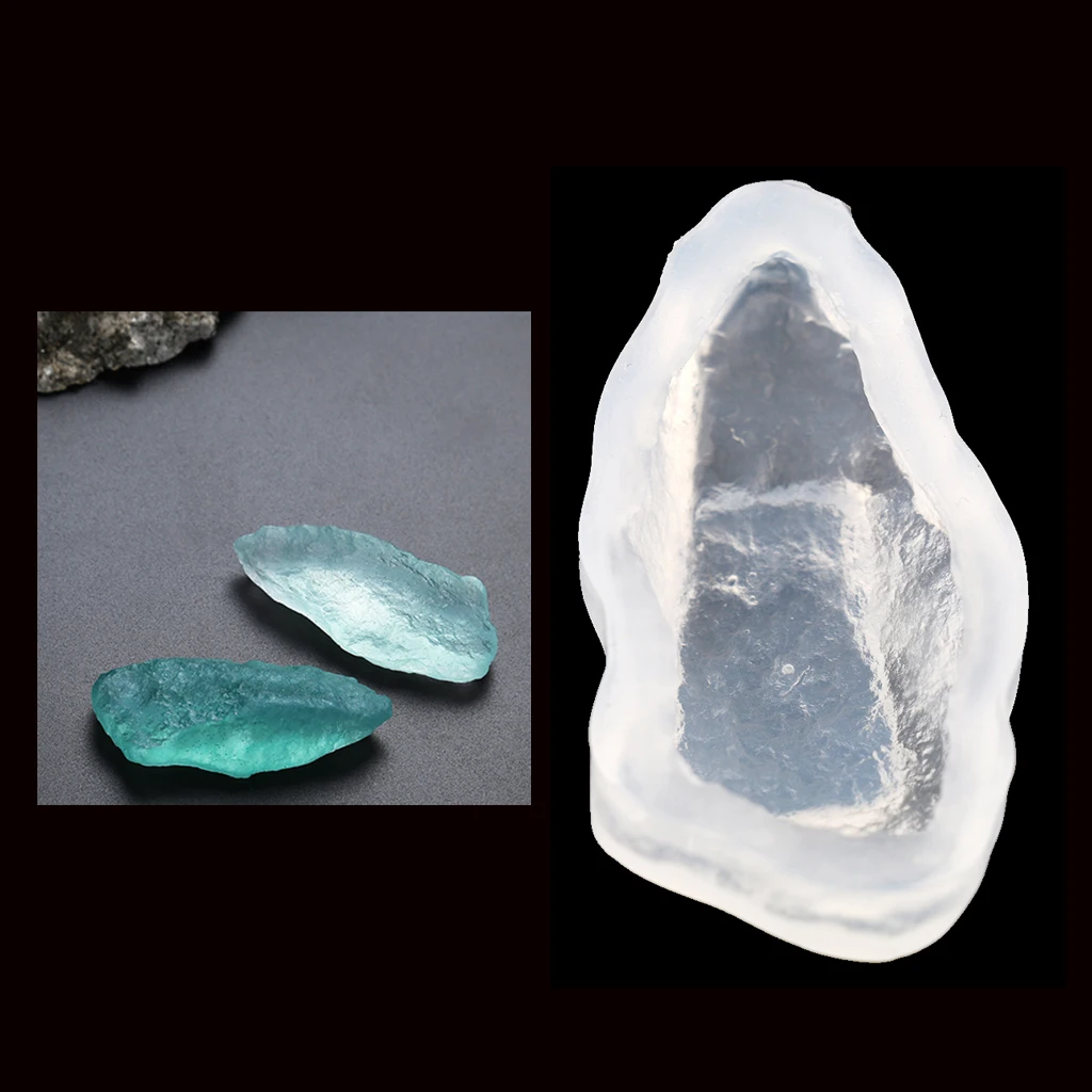 Stone Shape Silicone Pendant Mould Mold for DIY Ornament Resin Casting Jewelry Making #1