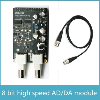 High Speed 8bit AD/DA Analog to Digital and Digital to Analog Module for FPGA Development Board 125MSPS DA Module 32M AD Module
High Speed 8bit AD/DA Analog to Digital and Digital to Analog Module for FPGA Development Board 125MSPS DA Module 32M AD Module