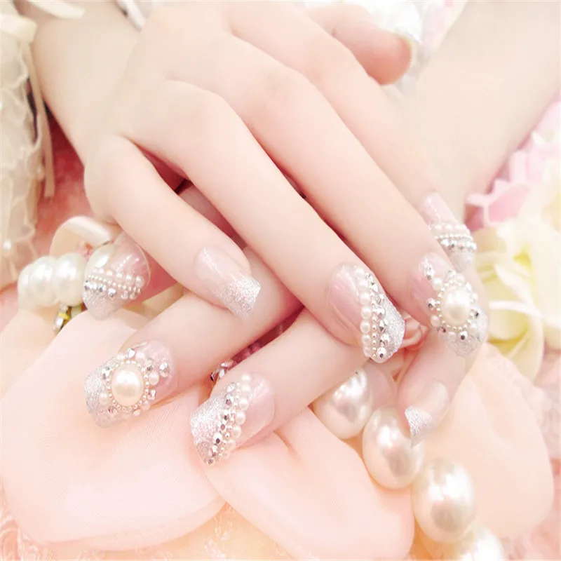 24pcs new high quality fashion French pearl rhinestone bride nail sticker DIY nail art jewelry decoration tool
24pcs new high quality fashion French pearl rhinestone bride nail sticker DIY nail art jewelry decoration tool