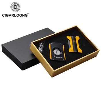 Free ship luxury Double Guillotine Cigar Cutter Scissor W windproof lighter touch Cigarette Lighter CQ-0021
Free ship luxury Double Guillotine Cigar Cutter Scissor W windproof lighter touch Cigarette Lighter CQ-0021