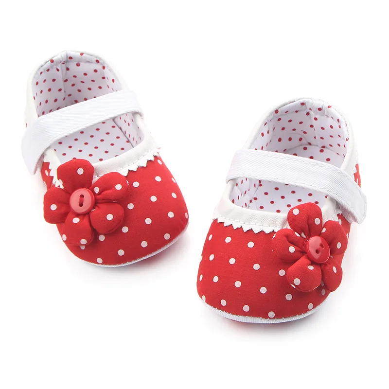 2019 6-12 months baby shoes baby girl first walkers 3 colors polka dot shoes with flower girl infant soft shoes 12-028
2019 6-12 months baby shoes baby girl first walkers 3 colors polka dot shoes with flower girl infant soft shoes 12-028