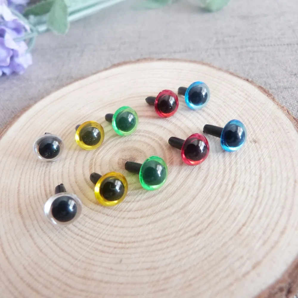 4.5/6/7.5/9/10.5/12/13.5/15/16.5/18mm smooth stem clear colorful toy eyes no washer for diy wool felt findings-100pcs
4.5/6/7.5/9/10.5/12/13.5/15/16.5/18mm smooth stem clear colorful toy eyes no washer for diy wool felt findings-100pcs