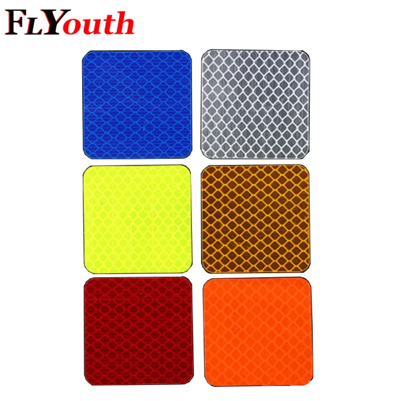 10Pcs 5X5cm Safety Reflective Warning Strip Tape Car Bumper Reflective Strips Secure Reflector Stickers Decals Car Styling
10Pcs 5X5cm Safety Reflective Warning Strip Tape Car Bumper Reflective Strips Secure Reflector Stickers Decals Car Styling