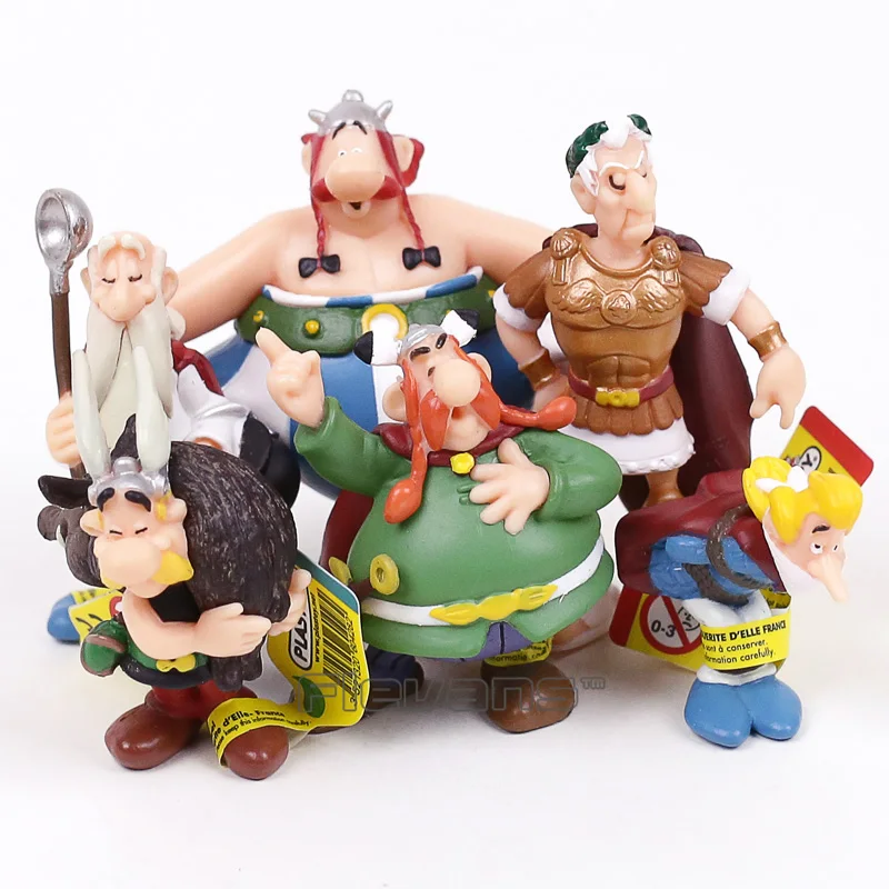 Cartoon The Adventures of Asterix PVC Figures Toys Gifts for Kids Childrens 6pcs/set 5~8cm
Cartoon The Adventures of Asterix PVC Figures Toys Gifts for Kids Childrens 6pcs/set 5~8cm
