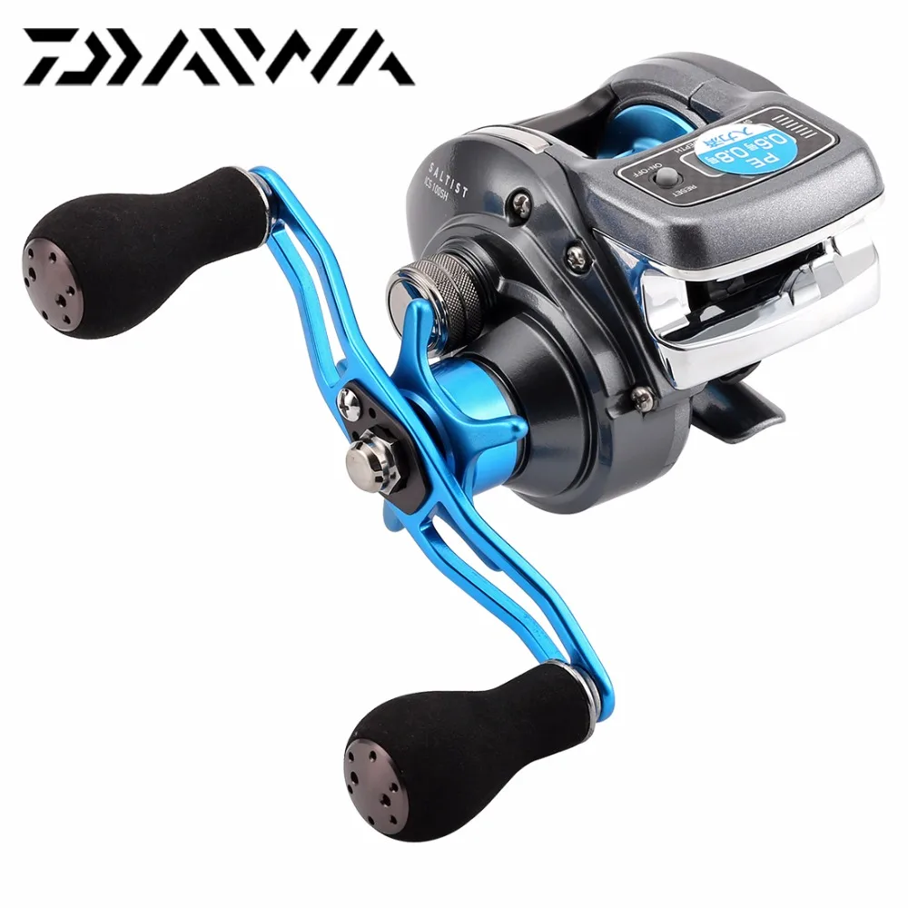 New Arrival DAIWA SALTIST ICS 100SH 100SHL Hoisting speed display Fishing Reel 7.3:1 260g 4kg 5+1BB IC counter display EVA knob
New Arrival DAIWA SALTIST ICS 100SH 100SHL Hoisting speed display Fishing Reel 7.3:1 260g 4kg 5+1BB IC counter display EVA knob