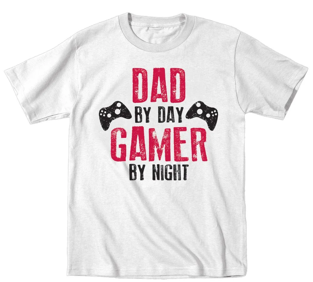2019 Men's Fashion short sleeved camisetas Dad By Day Gamer By Night Gaming Controller Console Novelty-Men's T-Shirt Tee
2019 Men's Fashion short sleeved camisetas Dad By Day Gamer By Night Gaming Controller Console Novelty-Men's T-Shirt Tee