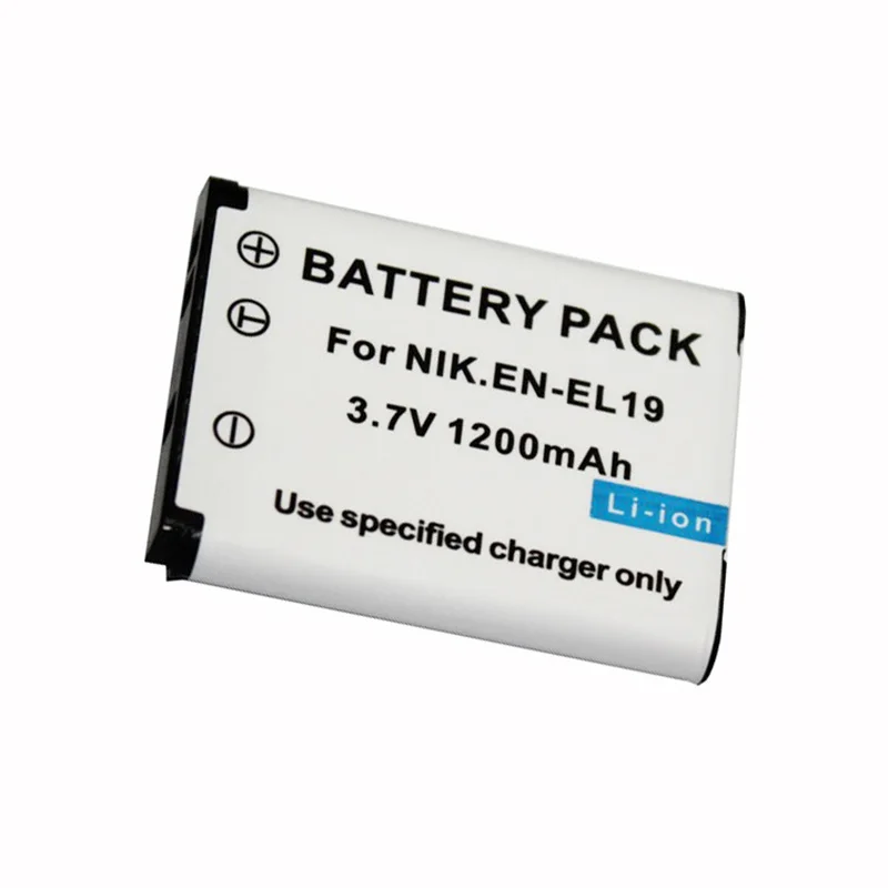 1pc 1200mAh ENEL19 EN-EL19 Camera Battery For Nikon Coolpix S2600 S2700 S3100 S3500 S4100 S4150 S4400 S5200 S6400 S6900
1pc 1200mAh ENEL19 EN-EL19 Camera Battery For Nikon Coolpix S2600 S2700 S3100 S3500 S4100 S4150 S4400 S5200 S6400 S6900