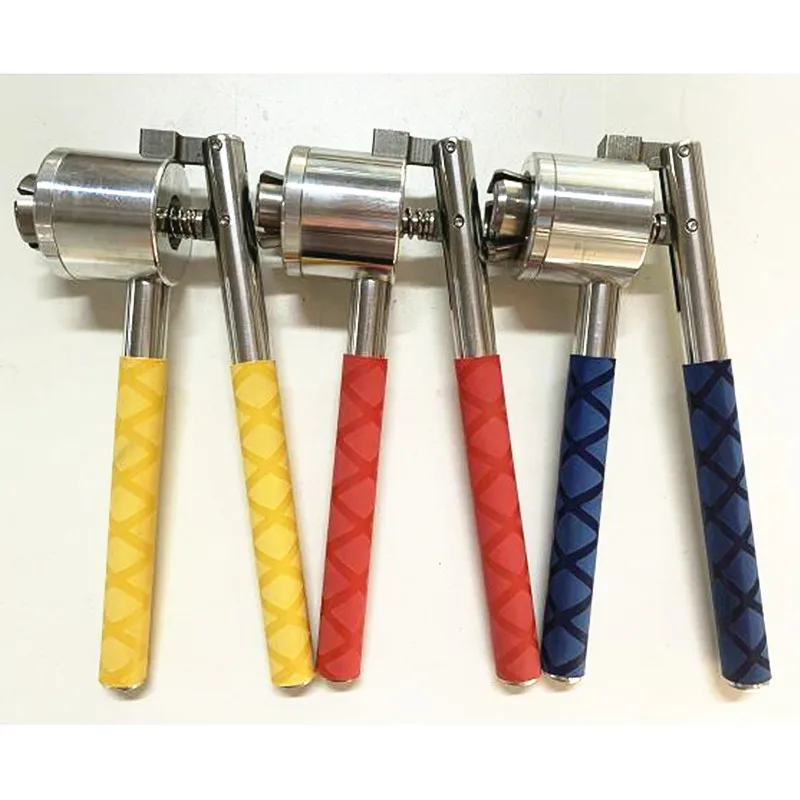 New Stainless Vial Crimper 13/15/20mm Glass Bottle Sealing Capping Tools Round Handle
New Stainless Vial Crimper 13/15/20mm Glass Bottle Sealing Capping Tools Round Handle