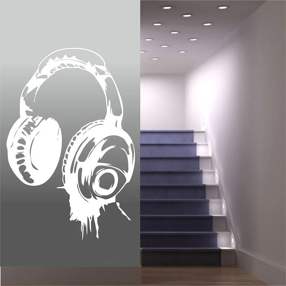 Headphones Wall Sticker SA999-4