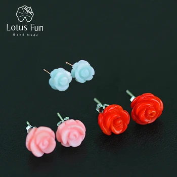 Lotus Fun Real 925 Sterling Silver Natural Stone Creative Handmade Fine Jewelry Vintage Flower Stud Earrings for Women Brincos
Lotus Fun Real 925 Sterling Silver Natural Stone Creative Handmade Fine Jewelry Vintage Flower Stud Earrings for Women Brincos