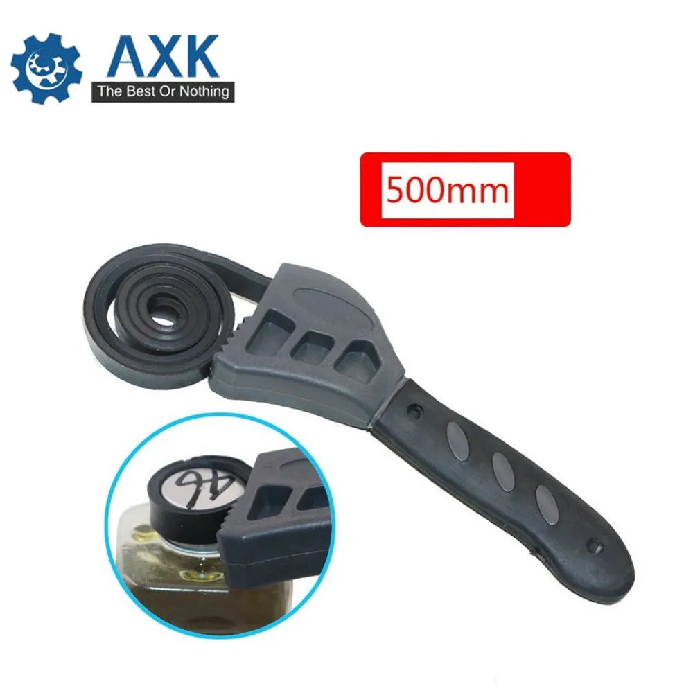 Car Repair Multi-function 500mm Universal Wrench Black Rubber Strap Adjustable Spanner For Any Shape Opener Hand Tools DT6
Car Repair Multi-function 500mm Universal Wrench Black Rubber Strap Adjustable Spanner For Any Shape Opener Hand Tools DT6