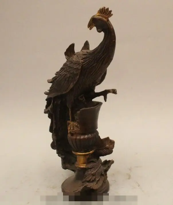 song voge gem S6394 10" China Chinese Bronze Fengshui Phoenix Juno Wonder Bird fung-hwang Statue
song voge gem S6394 10" China Chinese Bronze Fengshui Phoenix Juno Wonder Bird fung-hwang Statue