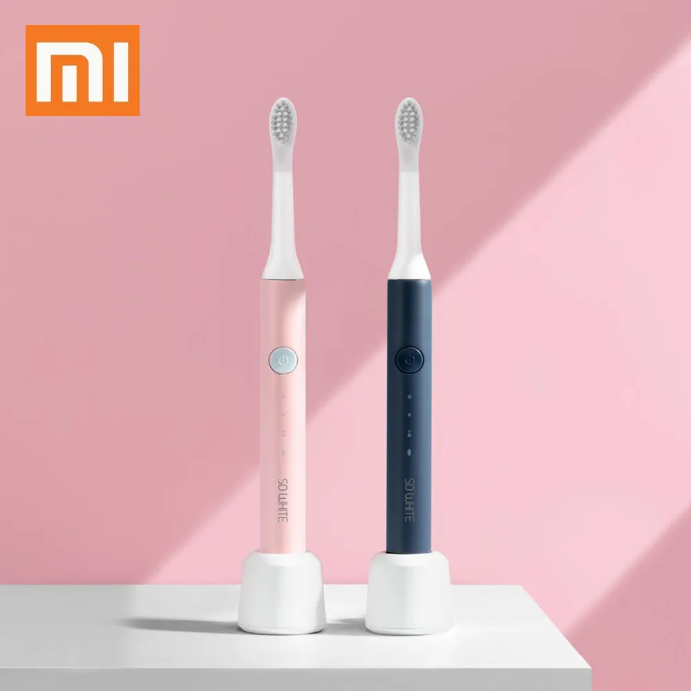 Xiaomi Mijia PINJING EX3 Sonic Electric Toothbrush DuPont brush Ultrasonic Whitening cleaning Teeth Household Charging
Xiaomi Mijia PINJING EX3 Sonic Electric Toothbrush DuPont brush Ultrasonic Whitening cleaning Teeth Household Charging