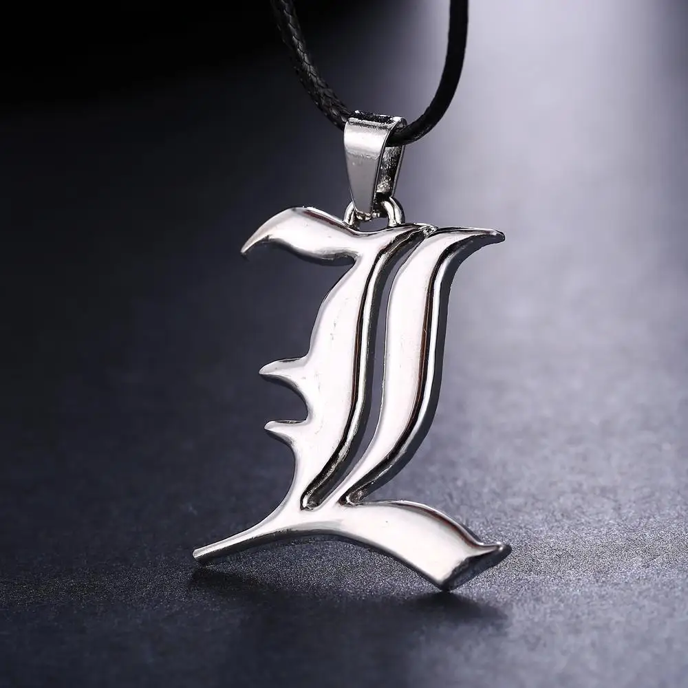 Популярное серебряное металлическое ожерелье MOSU из аниме Death Note подвеска с