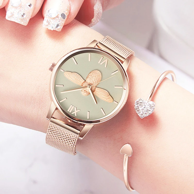 2019 Creative Rose Gold Women Watches Luxury Brand Bracelet Casual Ladies Watch Female Waterproof Clock reloj mujer montre femme
2019 Creative Rose Gold Women Watches Luxury Brand Bracelet Casual Ladies Watch Female Waterproof Clock reloj mujer montre femme