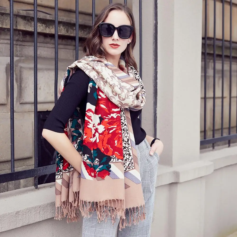 Wool Women Scarves Stoles Elegant Carf Warm Shawl Bandana Scarf Luxury Brand Muslim Hijab Beach Blanket Face Shield Foulard
Wool Women Scarves Stoles Elegant Carf Warm Shawl Bandana Scarf Luxury Brand Muslim Hijab Beach Blanket Face Shield Foulard