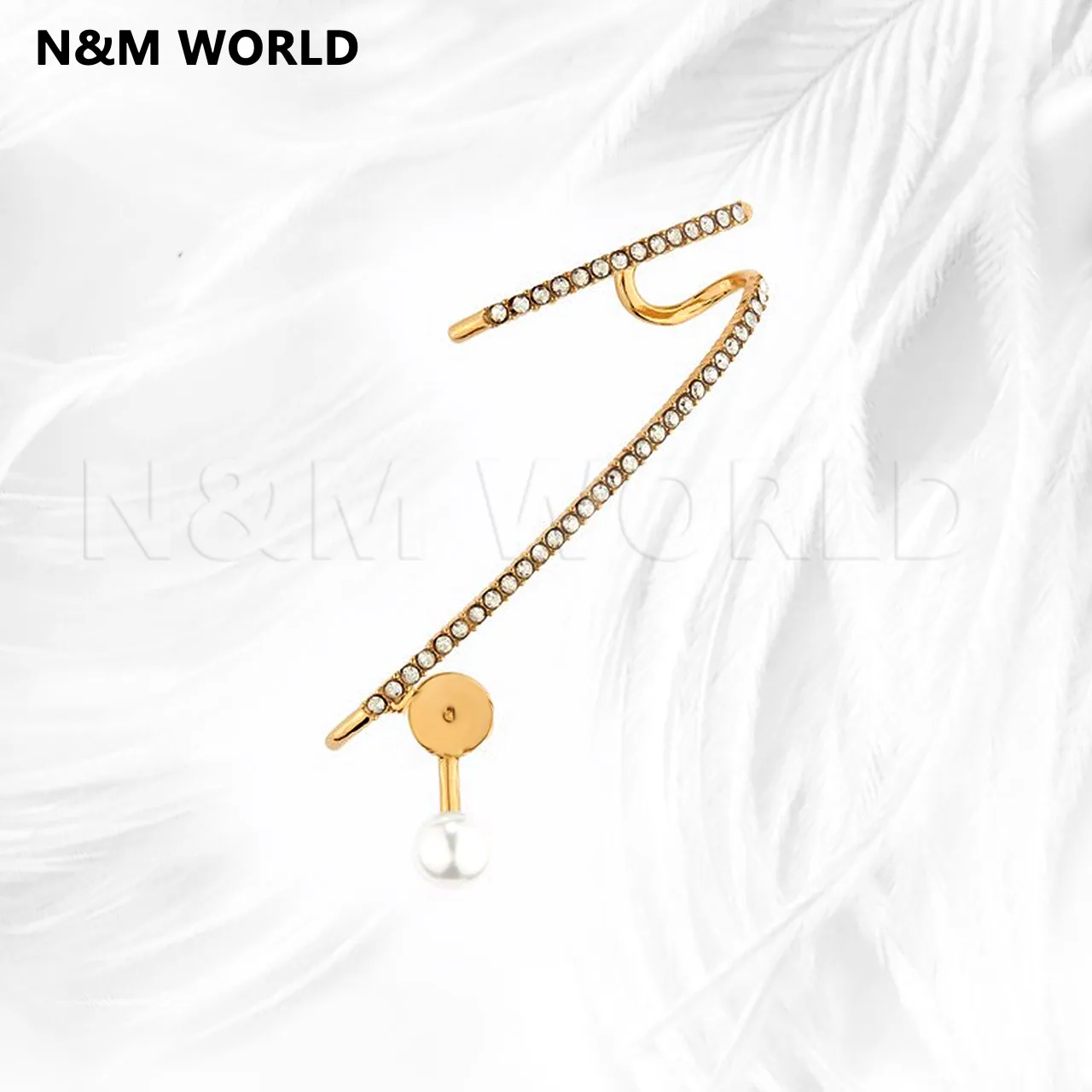 Design Luxury Temperament Line Single PearlLletter Brand Earring 2019 Ear Clip Fashion Jewelry Gift
Design Luxury Temperament Line Single PearlLletter Brand Earring 2019 Ear Clip Fashion Jewelry Gift