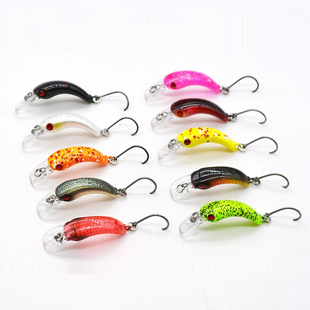 1PC 3.7cm 1.5g Mini Minnow Artificial Hard Lure Fishing Bait Sharp Hook Crankbait Wobbler Tackle Trout Freshwater Accessories
1PC 3.7cm 1.5g Mini Minnow Artificial Hard Lure Fishing Bait Sharp Hook Crankbait Wobbler Tackle Trout Freshwater Accessories