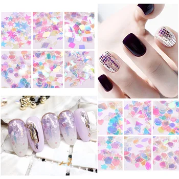 1 Box 12 Styles Star Heart Nail Glitter Symphony Blue Transparent Mermaid Sequins DIY Nail Art Decoration Manicure Tools
1 Box 12 Styles Star Heart Nail Glitter Symphony Blue Transparent Mermaid Sequins DIY Nail Art Decoration Manicure Tools