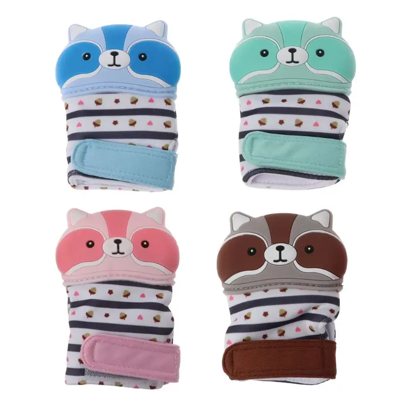 Raccoon Baby Silicone Mitts Teething Mitten Glove Candy Wrapper Sound Teethers Toy Gifts Newborn Nursing Mittens Teether
Raccoon Baby Silicone Mitts Teething Mitten Glove Candy Wrapper Sound Teethers Toy Gifts Newborn Nursing Mittens Teether