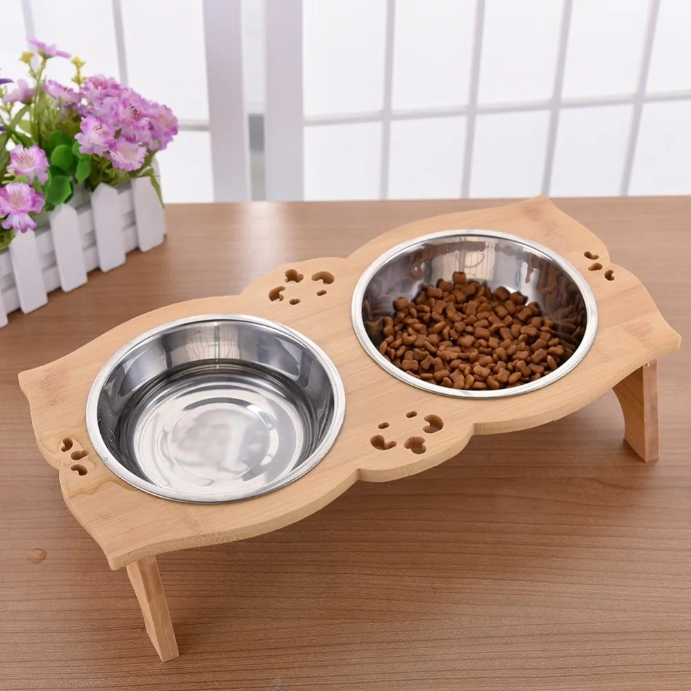 2018 Newest Dual Sections Solid Wood Rectangular Table Pet Double Bowl Raised Stand Stainless Steel Dual Bowls dog&cat Feeder
2018 Newest Dual Sections Solid Wood Rectangular Table Pet Double Bowl Raised Stand Stainless Steel Dual Bowls dog&cat Feeder