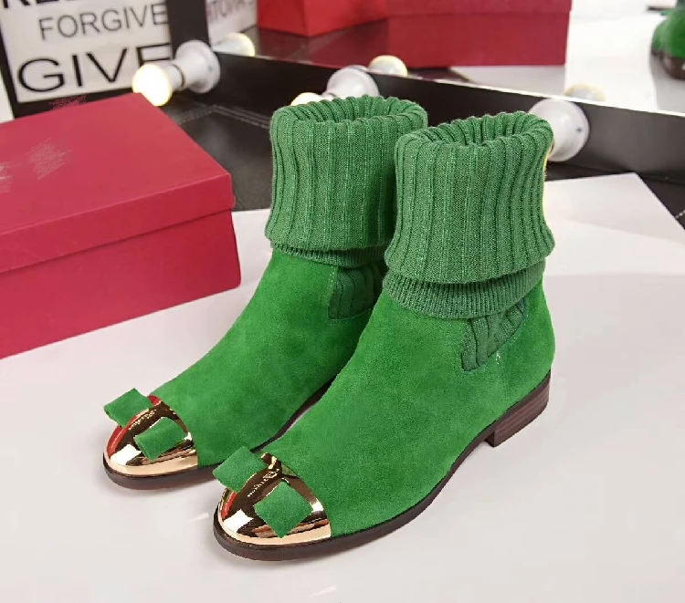 2018 Warm Winter Stretch Knitted Bow Tie Metal Crystal Cap-Toe Women Boots Botte Femme Platform Flat Botines Mujer Runway Shoes
2018 Warm Winter Stretch Knitted Bow Tie Metal Crystal Cap-Toe Women Boots Botte Femme Platform Flat Botines Mujer Runway Shoes
