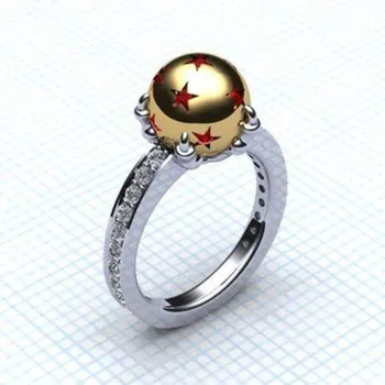 Wholesale stainless steel dragon ball ring for men women clear CZ crystal stones setting star engraved dragon ball rings
Wholesale stainless steel dragon ball ring for men women clear CZ crystal stones setting star engraved dragon ball rings