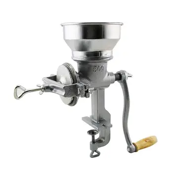 Manual Grain Grinder Hand Crank Cast Iron Table Clamp Corn Coffee Food Wheat Mill
Manual Grain Grinder Hand Crank Cast Iron Table Clamp Corn Coffee Food Wheat Mill