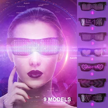 9 Modes Quick Flash Led Party Glasses Customizable Bluetooth LED Glasses USB Charge Luminous Glasses Light Toys Dropshipping
9 Modes Quick Flash Led Party Glasses Customizable Bluetooth LED Glasses USB Charge Luminous Glasses Light Toys Dropshipping