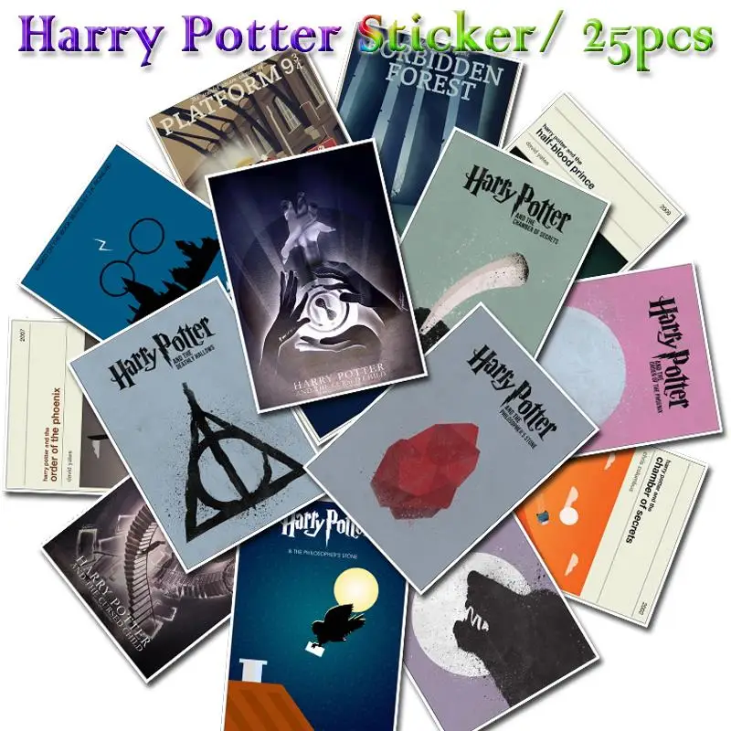 25pcs Movie Harry Potter Sticker for Luggage Laptop Skateboard Stickers Guitar & Bass Accessories Vinyl Waterproof Toy Sticker
25pcs Movie Harry Potter Sticker for Luggage Laptop Skateboard Stickers Guitar & Bass Accessories Vinyl Waterproof Toy Sticker