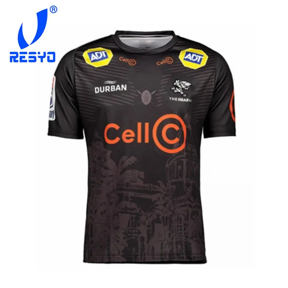 RESYO for 2019 Super Rugby XV Natal The Sharks Men's RUGBY JERSEY Sport Shirt Size:S-3XL Free Shipping
RESYO for 2019 Super Rugby XV Natal The Sharks Men's RUGBY JERSEY Sport Shirt Size:S-3XL Free Shipping