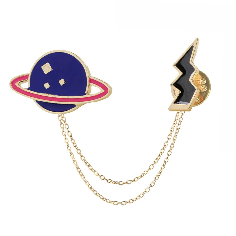XEDZ Jewelry 2018 Moon Space Universe Solar System Lightning Charm Tassel Collar Pin Brooches Men Women Unisex Jewelry Wholesale
XEDZ Jewelry 2018 Moon Space Universe Solar System Lightning Charm Tassel Collar Pin Brooches Men Women Unisex Jewelry Wholesale