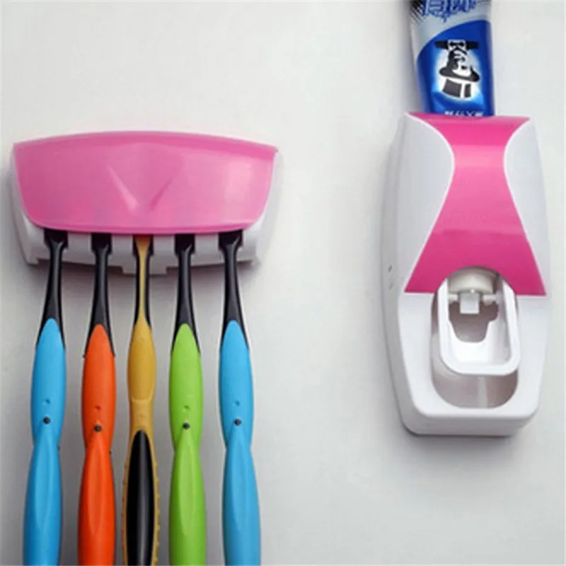 1 Set Automatic Toothpaste Dispenser Wall Mount Stand Toothbrush Family Toothbrush Holder Bathroom Racks oothbrush Holder Set
1 Set Automatic Toothpaste Dispenser Wall Mount Stand Toothbrush Family Toothbrush Holder Bathroom Racks oothbrush Holder Set