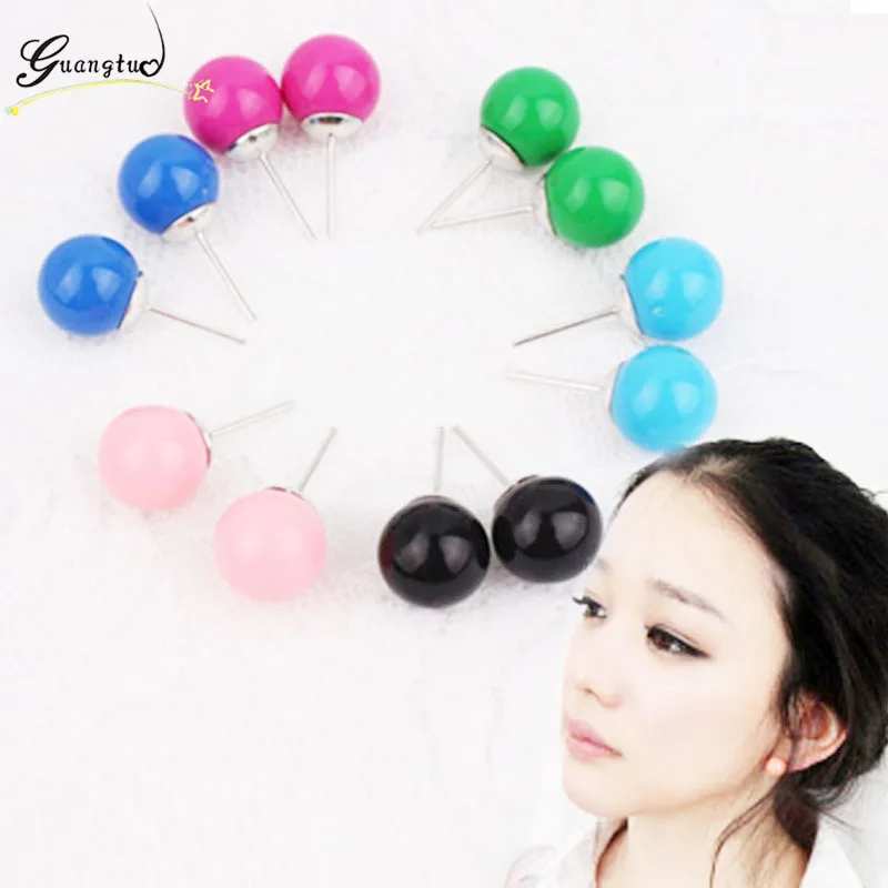 Cute Candy Colored Ball Stud Earrings For Women Fashion Jewelry Pendientes Round Earring Daily Wear Accessories Wholesale EB002
Cute Candy Colored Ball Stud Earrings For Women Fashion Jewelry Pendientes Round Earring Daily Wear Accessories Wholesale EB002