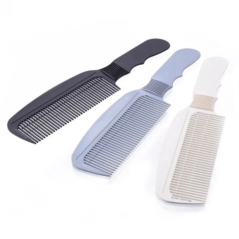 

1PC Carbon Fiber Anti-Static 3D Hairdressing Comb Clipper Hair Styling Tools Haircut Comb Brush