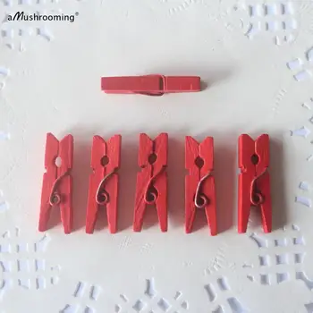 (300 pieces/lot) RED Mini Spring Clothespins 1" 25mm Miniature Craft Wood Clips Weddings Party Supplies decorative clothespins
(300 pieces/lot) RED Mini Spring Clothespins 1" 25mm Miniature Craft Wood Clips Weddings Party Supplies decorative clothespins