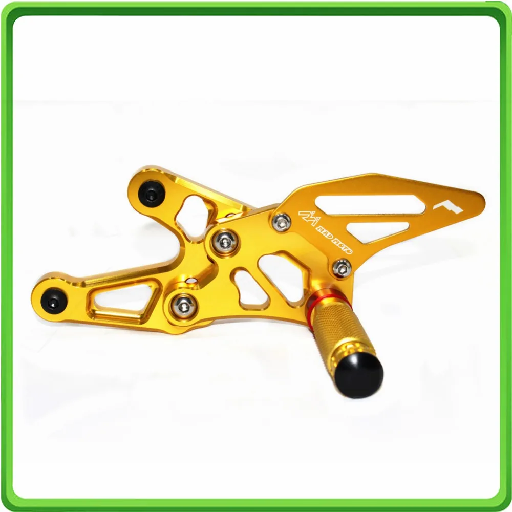 CNC Adjustable Rear Sets Rearset Footrest Foot Rest Pegs for BMW S1000RR 2015 2016 2017 (1)