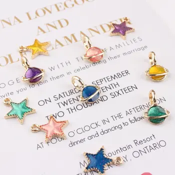 MRHUANG 10pcs/lot Beautiful Star Earth Universe Enamel Charms Pendant Fashion Jewelry Accessories fit Bracelet Necklace
MRHUANG 10pcs/lot Beautiful Star Earth Universe Enamel Charms Pendant Fashion Jewelry Accessories fit Bracelet Necklace