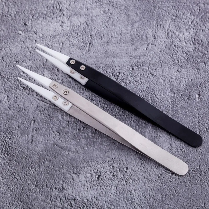 Anti-Static Reverse Ceramic Tweezers Heat Resistant Conductive Curved Straight Tweezers
Anti-Static Reverse Ceramic Tweezers Heat Resistant Conductive Curved Straight Tweezers