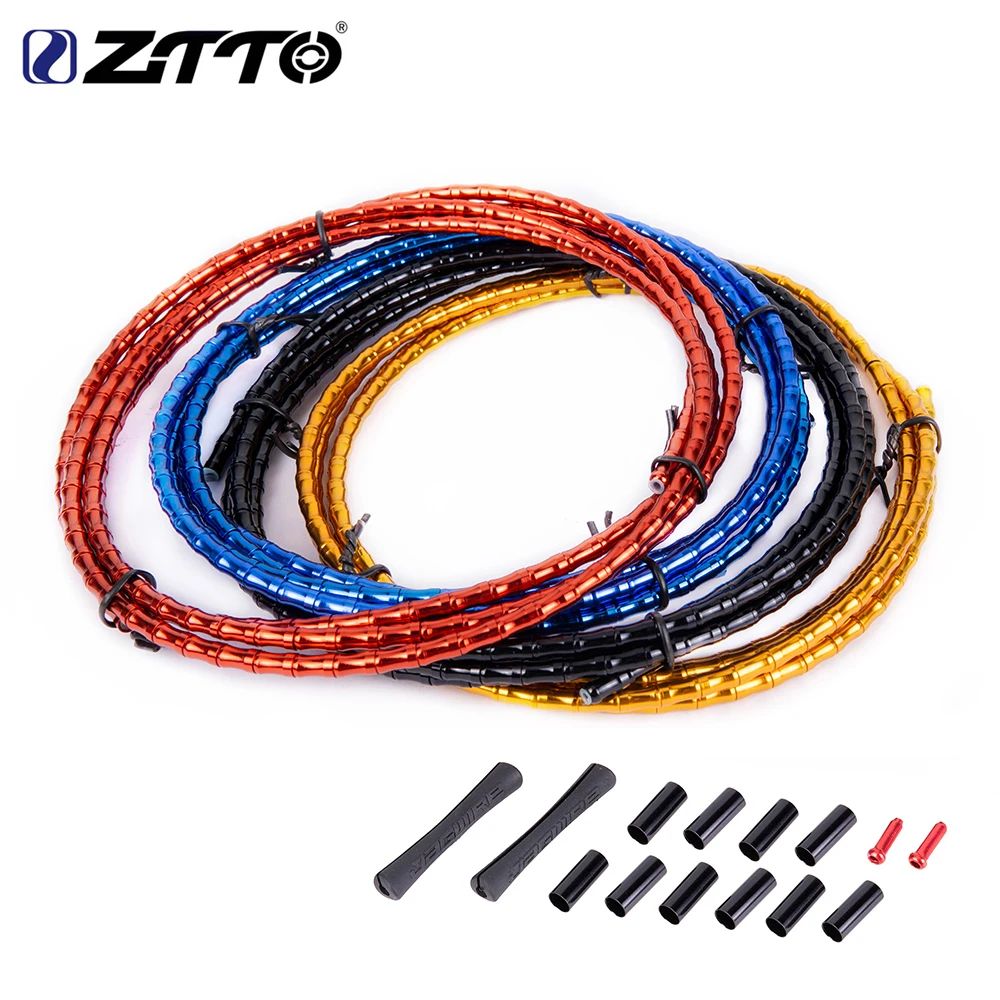 ZTTO MTB Road Bike Floding Mountain Bicycle CNC Bamboo Brake Line Cover Elite Aluminum Alloy Links Shift Cable Hose 1800mm Tube
ZTTO MTB Road Bike Floding Mountain Bicycle CNC Bamboo Brake Line Cover Elite Aluminum Alloy Links Shift Cable Hose 1800mm Tube
