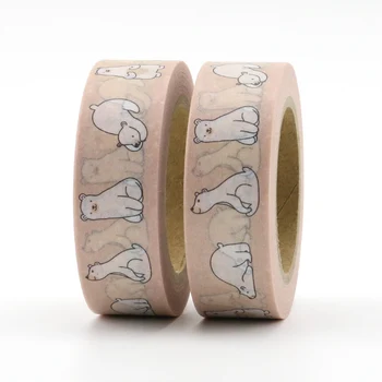 2PCS/lot Cute Kawaii White Polar bear Decor Washi Tape Paper DIY Scrapbooking Adhesive Tape Mask 1.5cm*10m School Office Supply
2PCS/lot Cute Kawaii White Polar bear Decor Washi Tape Paper DIY Scrapbooking Adhesive Tape Mask 1.5cm*10m School Office Supply