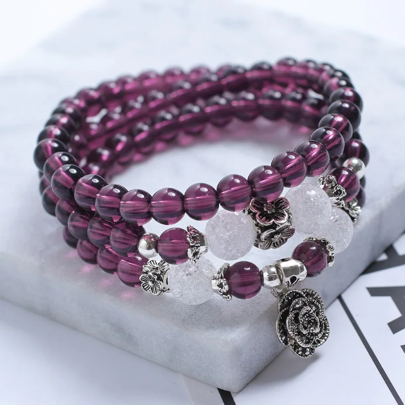 FFWFF Fashion Beads Bracelets For Women Rose Accessories Multilayer Crystal Stone Bracelet Buddha Pray Charms Jewelry Gift
FFWFF Fashion Beads Bracelets For Women Rose Accessories Multilayer Crystal Stone Bracelet Buddha Pray Charms Jewelry Gift