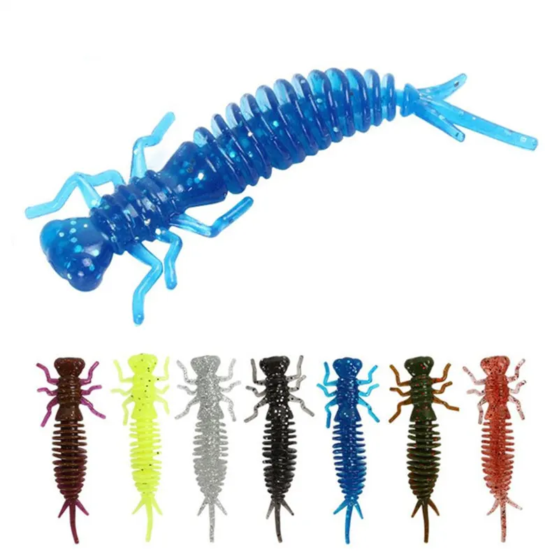 5 PCS Larva Soft Lures 5.5cm/7.5cm/10cm Wobblers Fishing Lure Aritificial Silicone Fishing Worm Bass Pike Minnow Jigging Bait
5 PCS Larva Soft Lures 5.5cm/7.5cm/10cm Wobblers Fishing Lure Aritificial Silicone Fishing Worm Bass Pike Minnow Jigging Bait