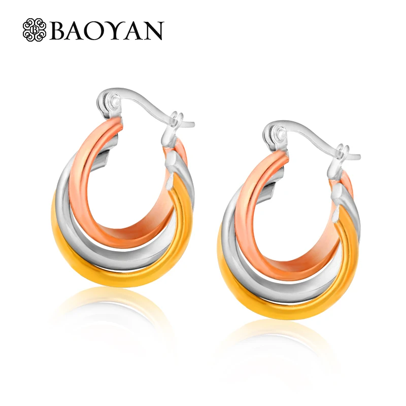 Fashion Jewelry 2016 Gold Filled Earring 316L Stainless Steel colored hoop earrings For Women Brincos Vintage Wholesale N2
Fashion Jewelry 2016 Gold Filled Earring 316L Stainless Steel colored hoop earrings For Women Brincos Vintage Wholesale N2