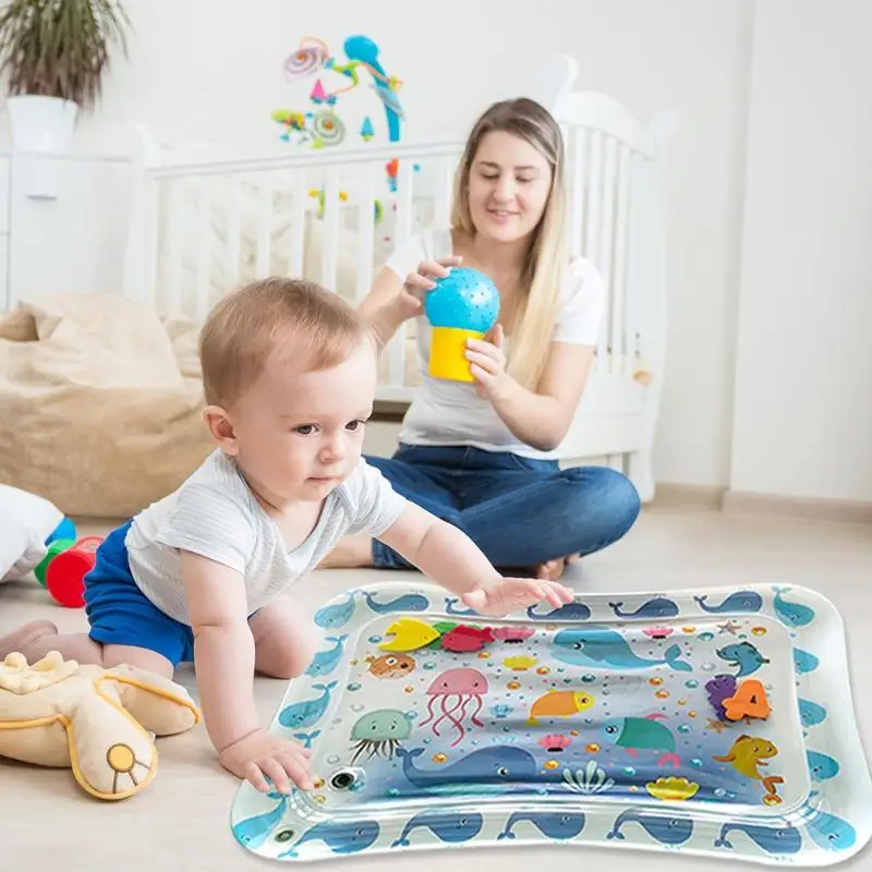 Baby Kids Inflatable Water Play Mat Patted Pad Cushion Tummy Time Playmats Hand-eye Coordination Toddler Fun Activity For Kids
Baby Kids Inflatable Water Play Mat Patted Pad Cushion Tummy Time Playmats Hand-eye Coordination Toddler Fun Activity For Kids