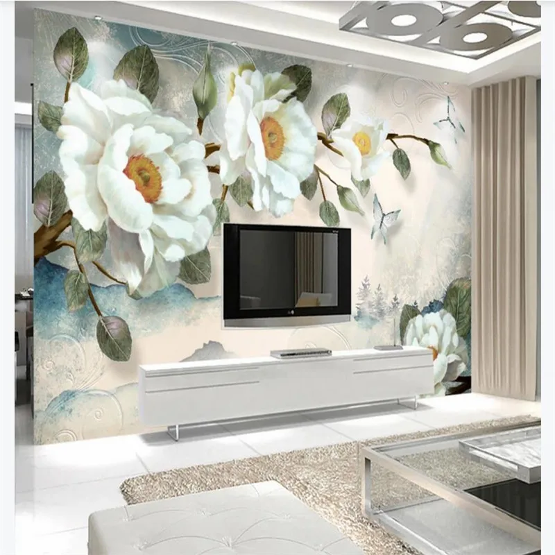 Custom wallpaper simple hand-painted oil painting peony flower European background wall home decoration art painting
Custom wallpaper simple hand-painted oil painting peony flower European background wall home decoration art painting