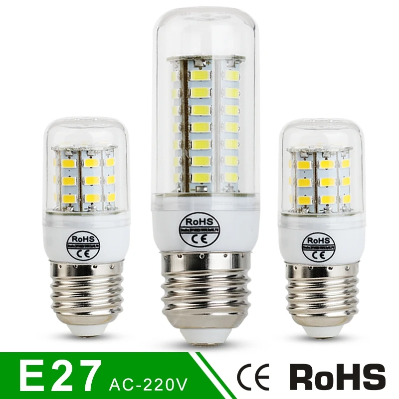 High Luminous E27 5730 SMD LED Corn Bulb 220V 24LEDs 30LEDs 38LEDs 48LEDs 56LEDs 69LEDs Spotlight Lamp Light For home Corn Bulb High Luminous E27 5730 SMD LED Corn Bulb 220V 24LEDs 30LEDs 38LEDs 48LEDs 56LEDs 69LEDs Spotlight Lamp Light For home Corn Bulb<br><br>Aliexpress